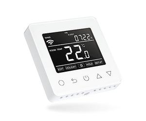LavaTap Smart WiFi Underfloor Heating Thermostat 16A, Electric UFH, White | App Control on iOS and Android, 3m Floor Probe Plus Air Sensor, 7 Day Programming, Fits a Standard 35mm Backbox
