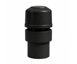 LavaTap Universal Air Admittance Valve 32/40/50 mm - Internal Use Durgo Style Waste Pipe Vent for Push Fit and Solvent Weld Systems - 3-in-1 Plumbing Ventilation Valve (Black)