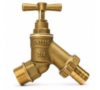 LavaTap Wras Approved Outside Tap 1/2" Hose Pipe Bib Tap Double Check Outdoor Garden Brass Bib Taps