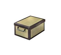 Lavatelli Baulino Tapirus, Decorative, Cardboard lids and Handles, Clothes, Toy Box Baskets, Teddy Storage, Brown, Small