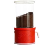 Lavatelli Pronto Caffè Dispenser for Ground Coffee, Red, Fits 250g Bag, 13 x 11 x 20 cm