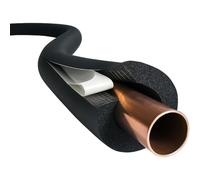 LavaTherm Self-Seal Pipe Insulation - 2 Metre Flexible Foam Tube Lagging for Copper Pipes | Thermal Pipe Sleeve | Pre-Slit Peel & Seal | Energy Saving Class 0 Pipe Lagging (9mm Wall, 28mm)