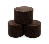 LavaTherm Sheep Wool Pipe Insulation Roll 7.2 m - Natural Eco-Friendly Pipe Lagging Wrap for All Pipe Sizes - Flexible Thermal Insulation Roll Reduces Heat Loss - 3 Units