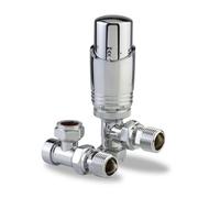 Lavatherm Trv Chrome Thermostatic Radiator Valve Angled