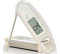 Lavatools Javelin® Ultra-Fast 2-Second Digital Instant Read Meat Thermometer for Grill and Cooking, 2.75" Probe, Compact Foldable Design, Large Display, IP65 Water Resistant, NSF Certified - Milk