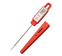 Lavatools PT09 4.5" Commercial Grade Digital Instant Read Meat Thermometer for Kitchen, Food Cooking, Grill, BBQ, Smoker, Candy, Home Brewing, and Oil Deep Frying - Sambal