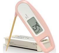 Lavatools PT12 Javelin Digital Instant Read Meat Thermometer for Kitchen, Food Cooking, Grill, BBQ, Smoker, Candy, Home Brewing, Coffee, and Oil Deep Frying, Pink