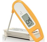 Lavatools PT12 Javelin Ultra Fast Digital Instant Read Meat Thermometer for Grill and Cooking, 2.75" Probe, Compact Foldable Design, Large Display, Splash Resistant - Butter