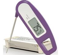 Lavatools PT12 Javelin Ultra Fast Digital Instant Read Meat Thermometer for Grill and Cooking, 2.75" Probe, Compact Foldable Design, Large Display, Splash Resistant - Ube