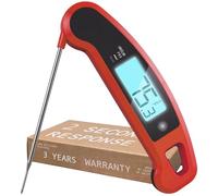 Lavatools PX1D Javelin PRO Duo Ultra Fast Professional Digital Instant Read Meat Thermometer for Grill and Cooking, 110cm Probe, Auto-Rotating Backlit Display, Splash Resistant - Sambal