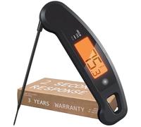 Lavatools PX1D Javelin PRO Duo Ultra Fast Professional Digital Instant Read Meat Thermometer for Grill and Cooking, 110cm Probe, Auto-Rotating Backlit Display, Splash Resistant - Ink