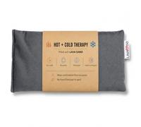 Lavayoo Flex | Lavabag Microwaveable Heating Pad, Ultra-Rare Lava Sand Filled for Neck, Shoulder, Cramps, Cordless Warm Compress Weighted Heat Pack, Unscented | Made by Lavayoo 12 x 6 Inches (Gray)