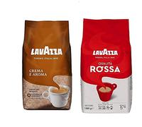Lavazza 1 x Crema E Aroma 1 kg & Lavazza Qualita Rossa Coffee Beans 1 kg,