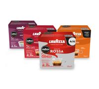 Lavazza 4 Variety Pack, A Modo Mio, Coffee Capsules, Compostable, 64 Coffee Pods (4 packs of 16)