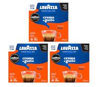 Lavazza A Modo Mio Crema e Gusto Forte Coffee Capsules x36 (Pack of 3, Total 108 Pods) - Intense Full-Bodied Blend with Notes of Wood and Cocoa