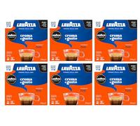 Lavazza A Modo Mio Crema e Gusto Forte Coffee Capsules x36 (Pack of 6, Total 216 Pods) - Intense Full-Bodied Blend with Notes of Wood and Cocoa