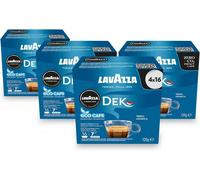 Lavazza A Modo Mio Dek Cremoso Coffee Capsules (4 Packs of 16)