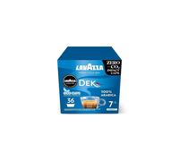 Lavazza, A Modo Mio Dek Cremoso Coffee Capsules, Decaffeinated Coffee Pods Espresso, 100% Arabica, Full and Balanced Taste, Intensity 7/10, Medium