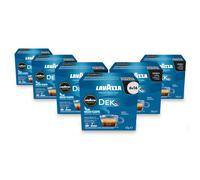 Lavazza A Modo Mio DEK Cremoso Decaf Coffee Eco Capsules (6 Boxes/96 Pods)