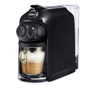 Lavazza A Modo Mio Deséa, Integrated Hot & Cold Milk Frother, Glass Mug, Pod Coffee Machine, Ideal for Iced Latte, 1.1L, Black - 18000389