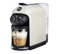 Lavazza A Modo Mio Deséa, Integrated Hot & Cold Milk Frother, Glass Mug, Pod Coffee Machine, Ideal for Iced Latte, 1.1L, Cream - 18000393