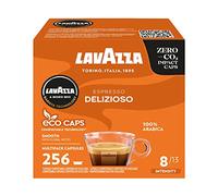 Lavazza, A Modo Mio Espresso Delizioso, Coffee Capsules, 100% Arabica, Sweet Taste, Intensity 8/13, Medium Roasting, Compostable, 16 Packs of 16 Coffee Pods (256 Coffee Capsules)