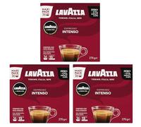 Lavazza A Modo Mio Espresso Intenso Coffee Capsules x36 (Pack of 3, Total 108 Pods) - Spiced Aroma & Medium Roast