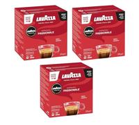 Lavazza A Modo Mio Espresso Passionale Coffee Capsules (Pack of 3, Total 108 Pods)