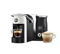 Lavazza, A Modo Mio Jolie & Milk EVO Coffee Machine Made from 33% Recycled Plastic, with Integrated Milk Frother and Removable Grid, Compatible with A