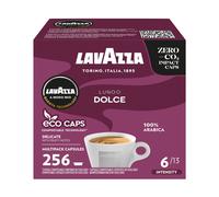 Lavazza A Modo Mio Lungo Dolce, 256 Coffee Capsules, with Aromatic Notes of Dried Fruits, for a Sweet Espresso, 100% Arabica, Intensity 6/13, Medium
