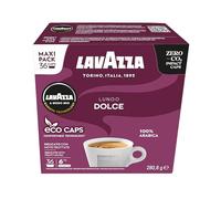 Lavazza A Modo Mio Lungo Dolce, 36 Coffee Capsules, with Aromatic Notes of Dried Fruits, for a Sweet Espresso, 100% Arabica, Intensity 6/13, Medium Roasting, 1 Pack of 36 coffee pods