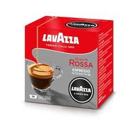 Lavazza A Modo Mio Qualità Rossa, Coffee Capsules, Arabica and Robusta, Full and Sustained Taste, Intensity 10/13, Medium Roasting, Perfect for a