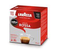 Lavazza, A Modo Mio Qualità Rossa, Coffee Capsules, Arabica and Robusta, Full and Sustained Taste, Intensity 10/13, Medium Roasting, Perfect for a 40ml Espresso, Compostable, 36 Espresso Pods