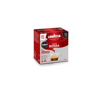 Lavazza A Modo Mio Qualità Rossa: Coffee Capsules (Arabica & Robusta), Full, Sustained Taste, Intensity 10/13, Medium Roast, Ideal for 40ml Espresso