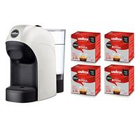 Lavazza A Modo Mio Tiny Coffee Machine White, 1450 W, 0.75 Litre with 9 Quality Capsules Included
