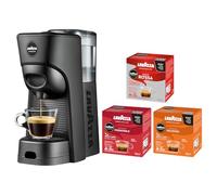 Lavazza, A Modo Mio Tiny Eco, Coffee Capsule Machine Starter/Gift Set, Compact, Compatible with A Modo Mio Coffee Pods, Including 48 Capsules.