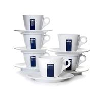 Lavazza Blu Collection Cappuccino Cup, Set of 6, Coffee Cup, Porcelain, White, 165ml