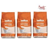 Lavazza Caffe Crema Gustoso 1kg Coffee Beans Smooth Aroma Medium Roast PACK OF 3