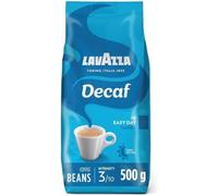 Lavazza, Caffè Decaffeinato, Coffee Beans, Aromatic Notes of Dried Fruits, Arabica and Robusta, Intensity 3/10, Medium Roasting, 500g (Packaging May Vary)