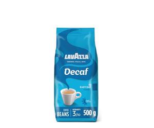 Lavazza, Caffè Decaffeinato, Coffee Beans, Aromatic Notes of Dried Fruits, Arabica and Robusta, Intensity 3/10, Medium Roasting, 500g (Packaging May Vary)