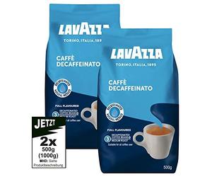 Lavazza Caffè Decaffeinato Pack of 2 x 500 g