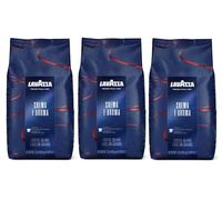 Lavazza Crema e Aroma Coffee Beans 1kg (Pack of 3, Total 3kg) | Medium Light Roast, Nutty & Spicy Aromatic Notes
