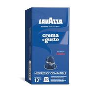 Lavazza, Crema e Gusto Classico, 30 Aluminium Coffee Capsules Compatible with Nespresso Machines, with Notes of Spices, Chocolate and Wood, Arabica & Robusta, Intensity 12/13, Medium Roasting