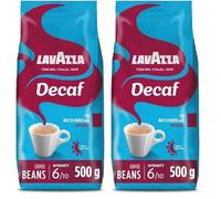 Lavazza, Decaf My Rich Break Intenso, Decaffeinated Coffee Beans for Espresso Coffee Machines, with Notes of Cocoa, Wood and Tobacco, Arabica and Robusta, Intensity 6/10, Dark-Medium Roasting, 500 g