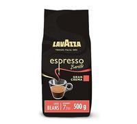 Lavazza, Espresso Barista Gran Crema, Drum Roasted Coffee Beans, Ideal for Espresso Coffee Machines, Aromatic Notes of Dried Fruit and Flowers, Arabica and Robusta, Intensity 7/10, Light Roast, 500 g
