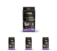 Lavazza, Espresso Barista Intenso, Coffee Ground, Ideal for Moka Pots, with Aromatic Notes of Cocoa and Wood, Arabica and Robusta, Intensity 9/10, Medium Roasting, 250 g (Pack of 4)