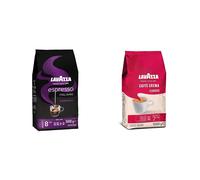 Lavazza Espresso Cremoso, 100% Arabica Medium Roast Coffee Beans, 1 kg Pack & Caff? Crema Classico, Coffee Beans, Arabica and Robusta, Cocoa and Wood