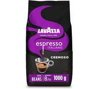 Lavazza Espresso Cremoso, 100% Arabica Medium Roast Coffee Beans, 1kg Pack