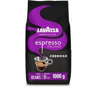 Lavazza Espresso Cremoso, 100% Arabica Medium Roast Coffee Beans, 1kg Pack