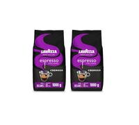 Lavazza Espresso Cremoso, 100% Arabica Medium Roast Coffee Beans, 1kg Pack (Pack of 2)